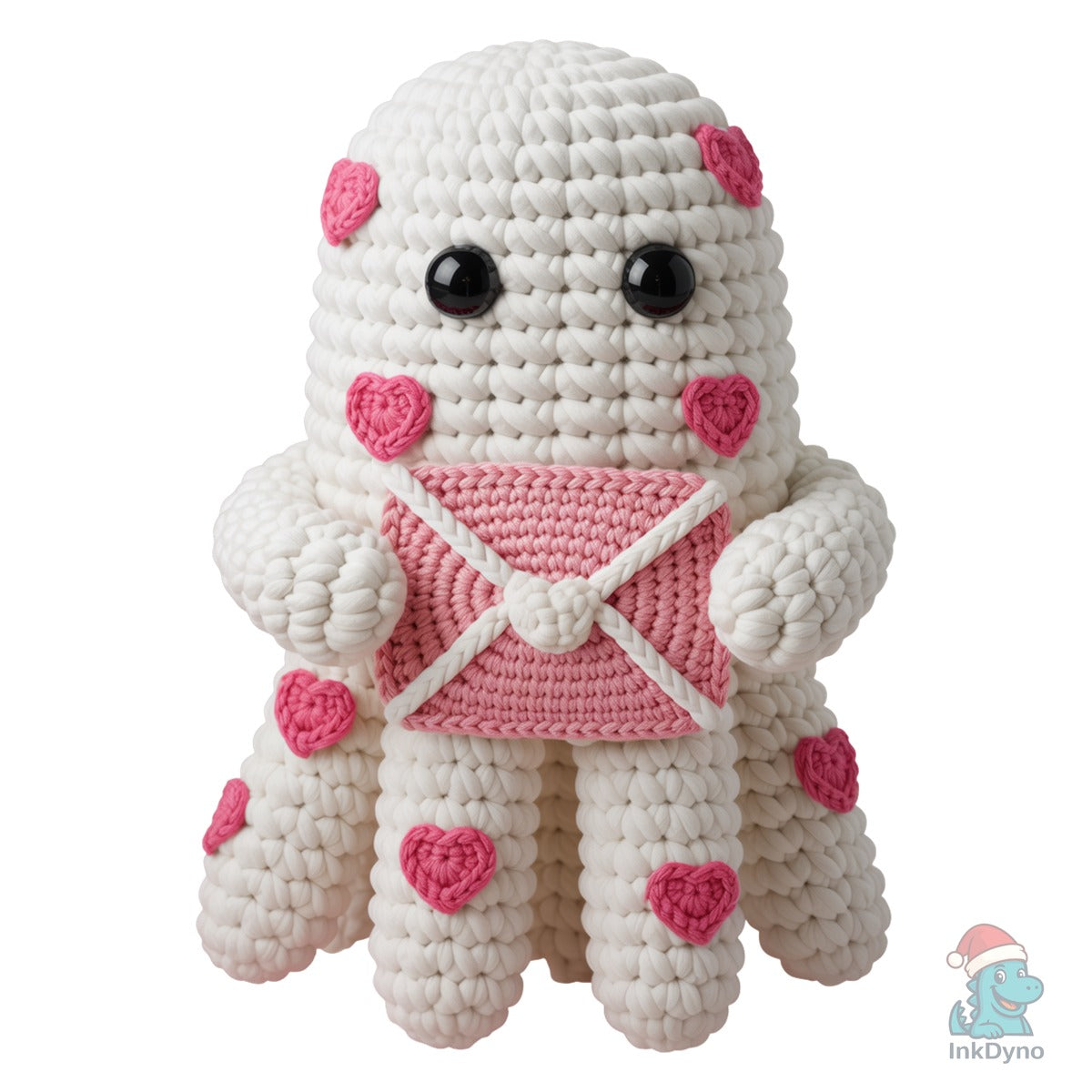 Cute Crochet Valentine Octopus