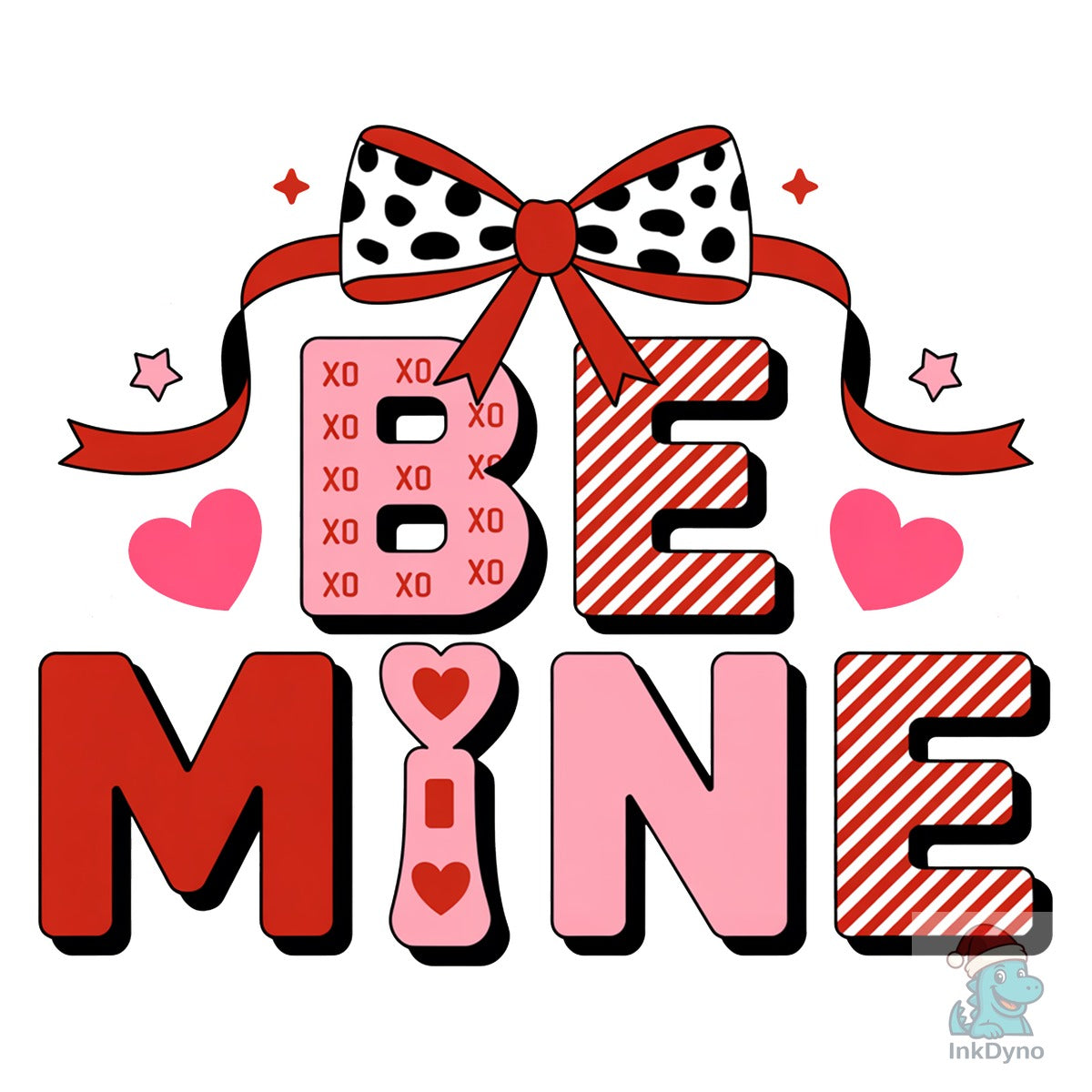 Be Mine Valentine Coquette Bow