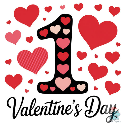 Valentines Heart Coquette Valentine - DTF Transfer