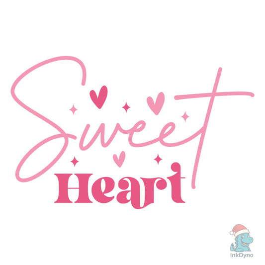 Sweet Heart Retro Valentine - DTF Transfer