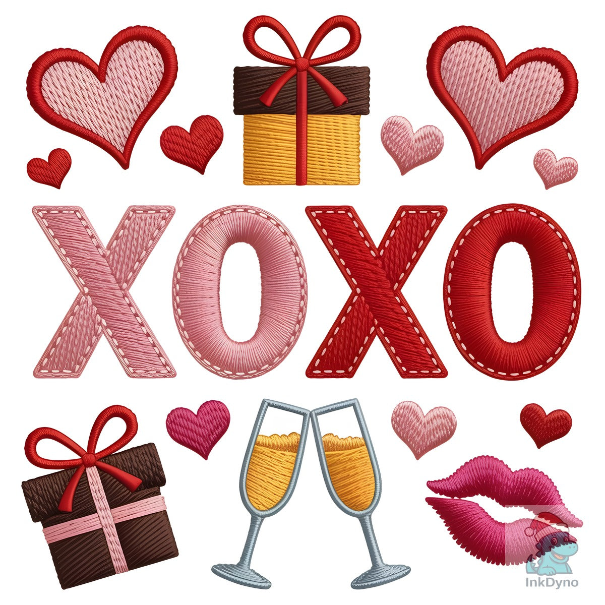 XOXO Valentine Heart Valentine's Da