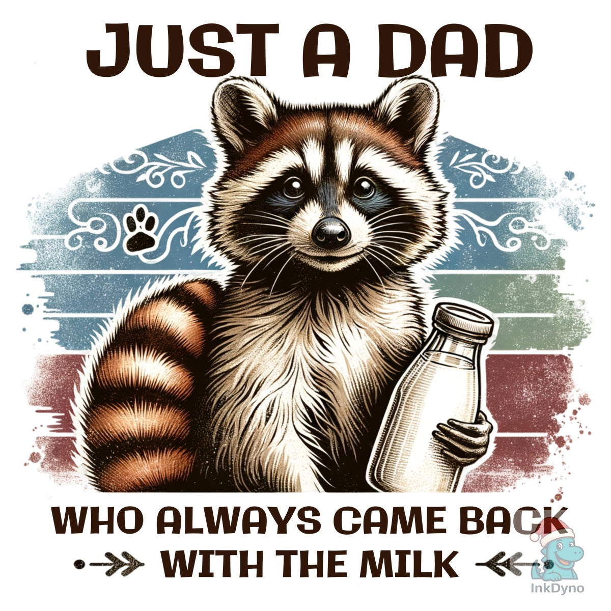 Funny Raccoon Dad