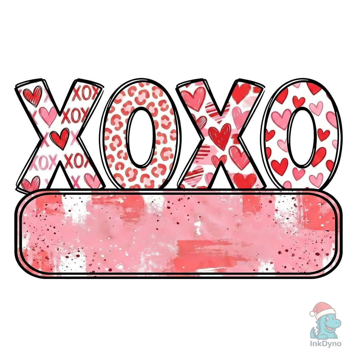 Personalized XOXO Valentine Sublimation