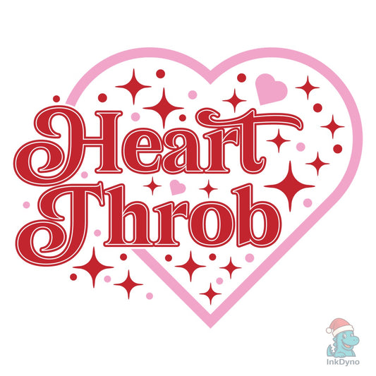 Heart Throb Valentines Day T-shirt - DTF Transfer