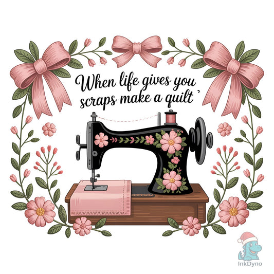 When Life Gives You Scraps Make a Quilt - DTF Transfer