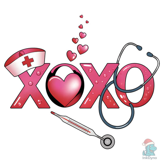 Xoxo Nurse Valentine's Day - DTF Transfer