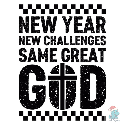 Christian New Year Happy New Year - DTF Transfer