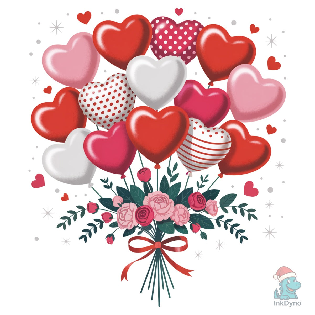Heart Balloon Bouquet