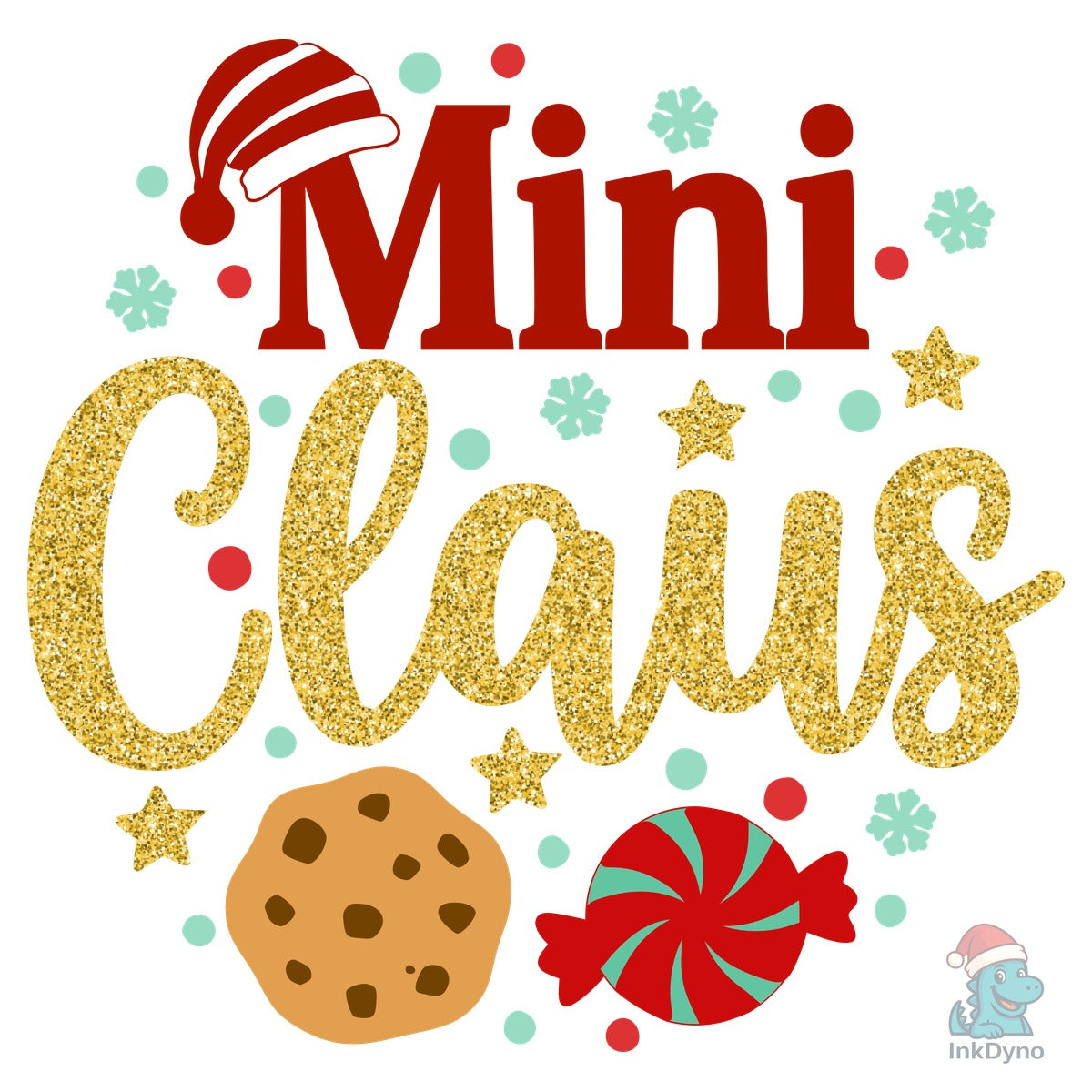 Mini Claus Christmas Vector Design