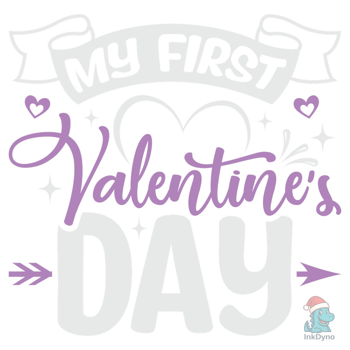 My First Valentines Day Quote Design