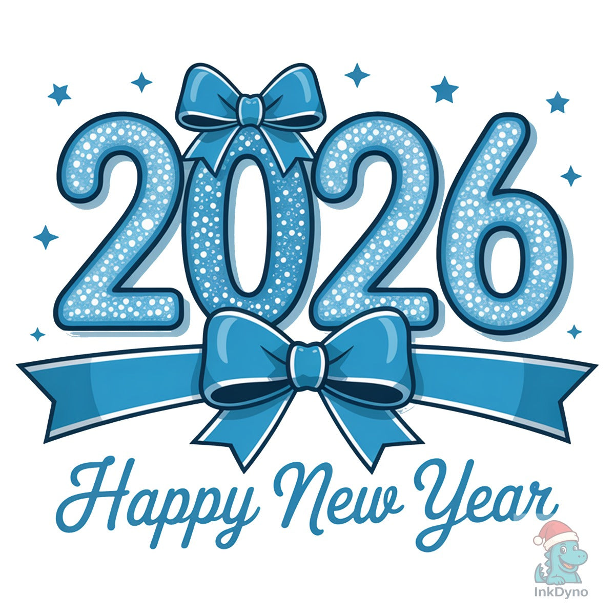 Happy New Year 2026 Blue New Year