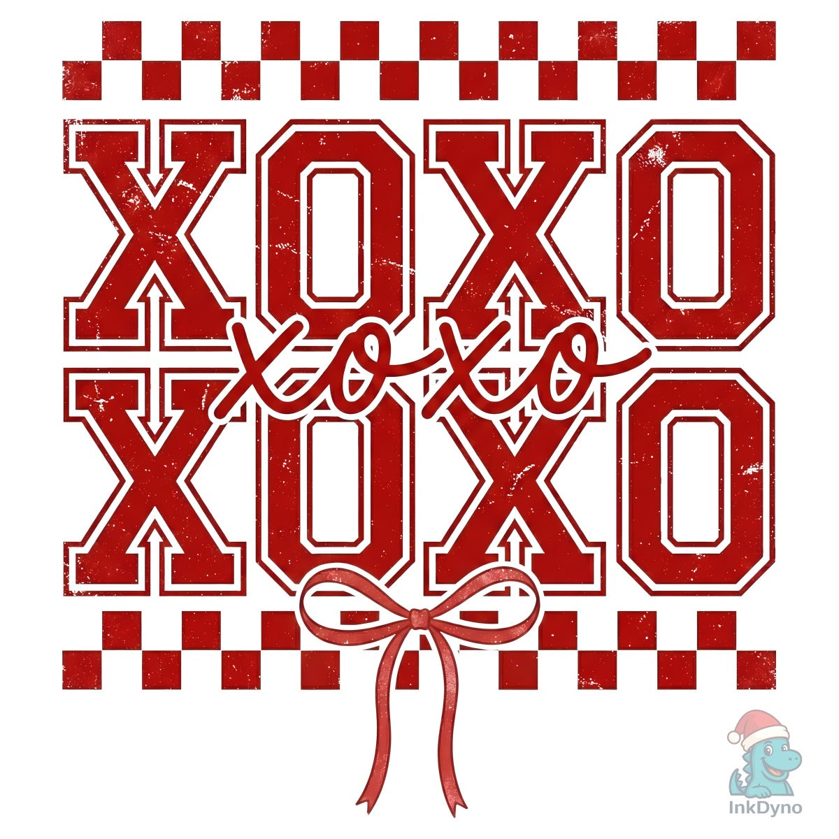 Vintage XOXO Valentine Coquette Bow
