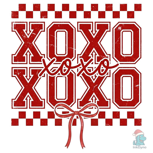 Vintage XOXO Valentine Coquette Bow - DTF Transfer
