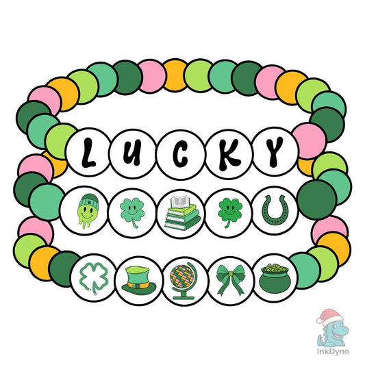 St.Patricks Day Friendship Bracelet - DTF Transfer