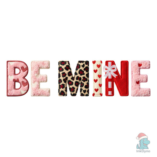 Chunky Yarn Be Mine Valentine - DTF Transfer