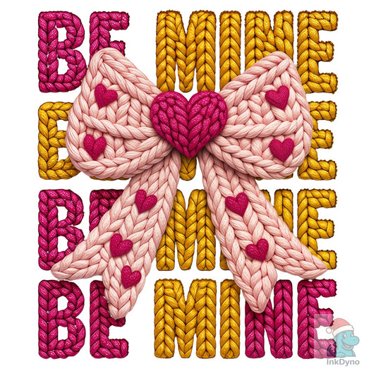 Crochet Valentine's Day Coquette - DTF Transfer