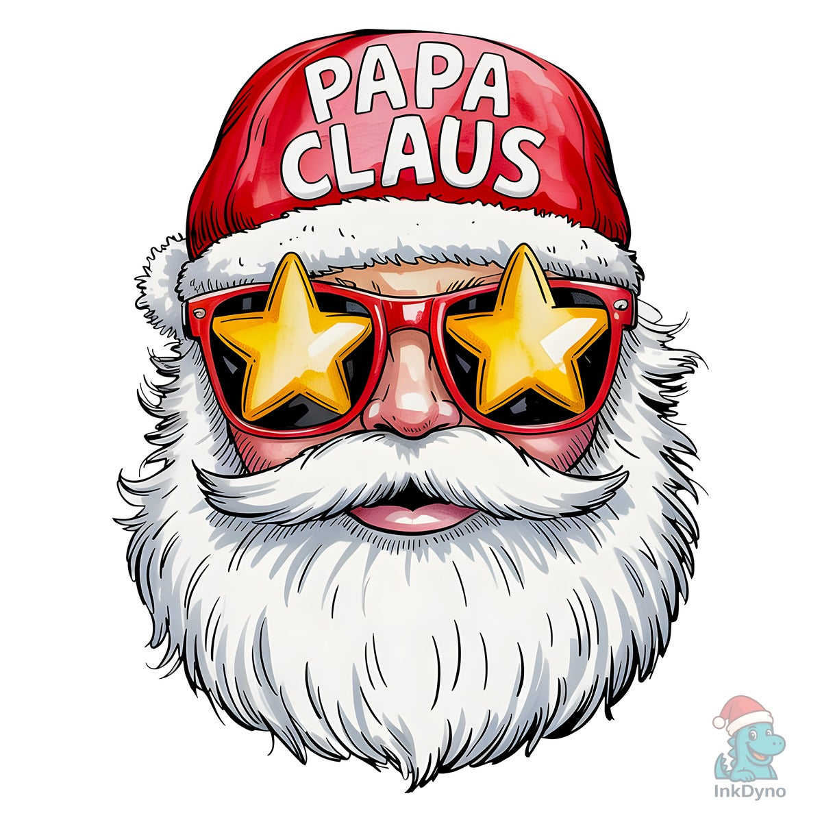 Christmas Papa Claus Retro Santa
