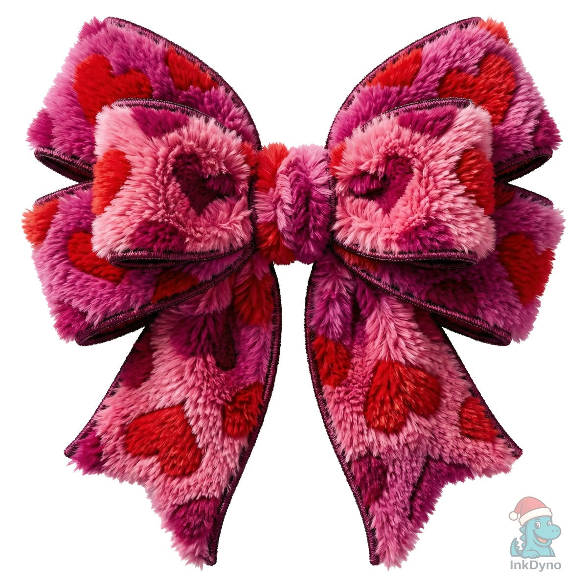 Faux Yarn Coquette Bow