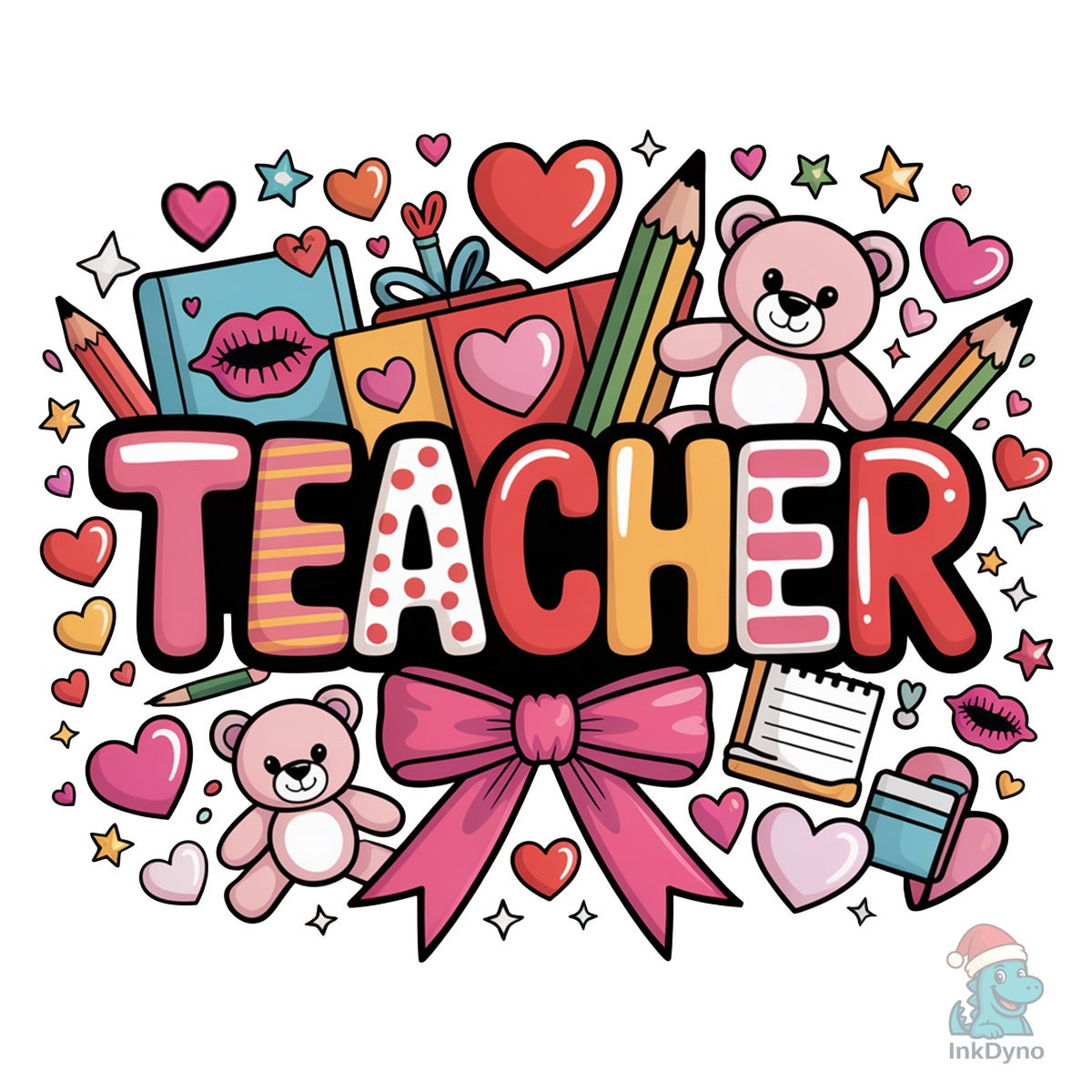 Preppy Teacher Valentine Teacher