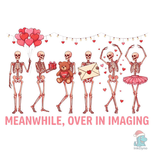Valentine's Day Skeleton Sublimation - DTF Transfer