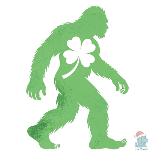 Green Sasquatch St Patricks Bigfoot - DTF Transfer