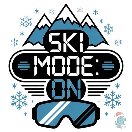 Ski Mode on Winter Adventure - DTF Transfer