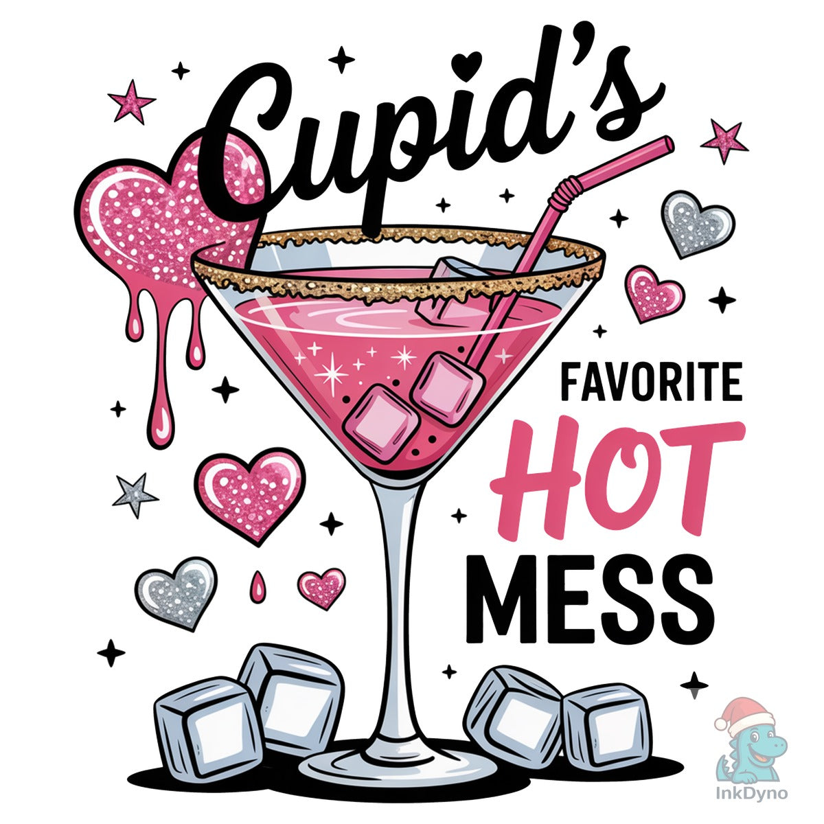 Funny Valentine Cupid's Hot Mess
