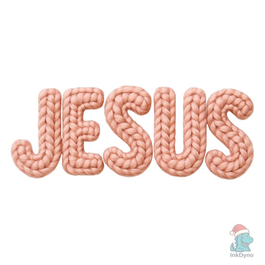 Jesus Flax Yarn - DTF Transfer