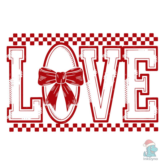 Coquette Valentines Varsity - DTF Transfer