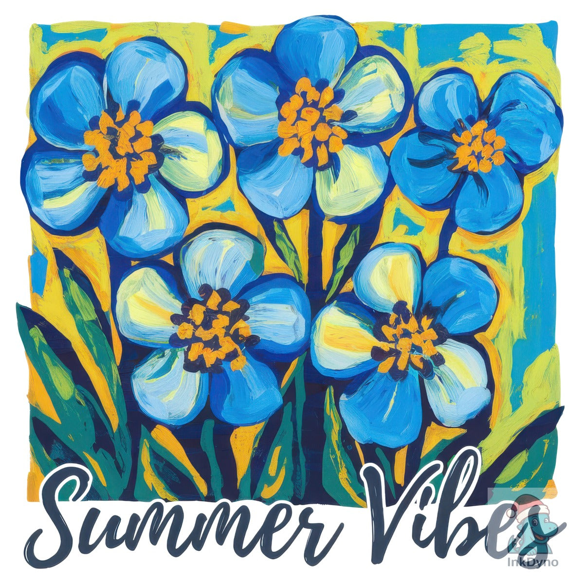 Summer Vibes Watercolor Flowers