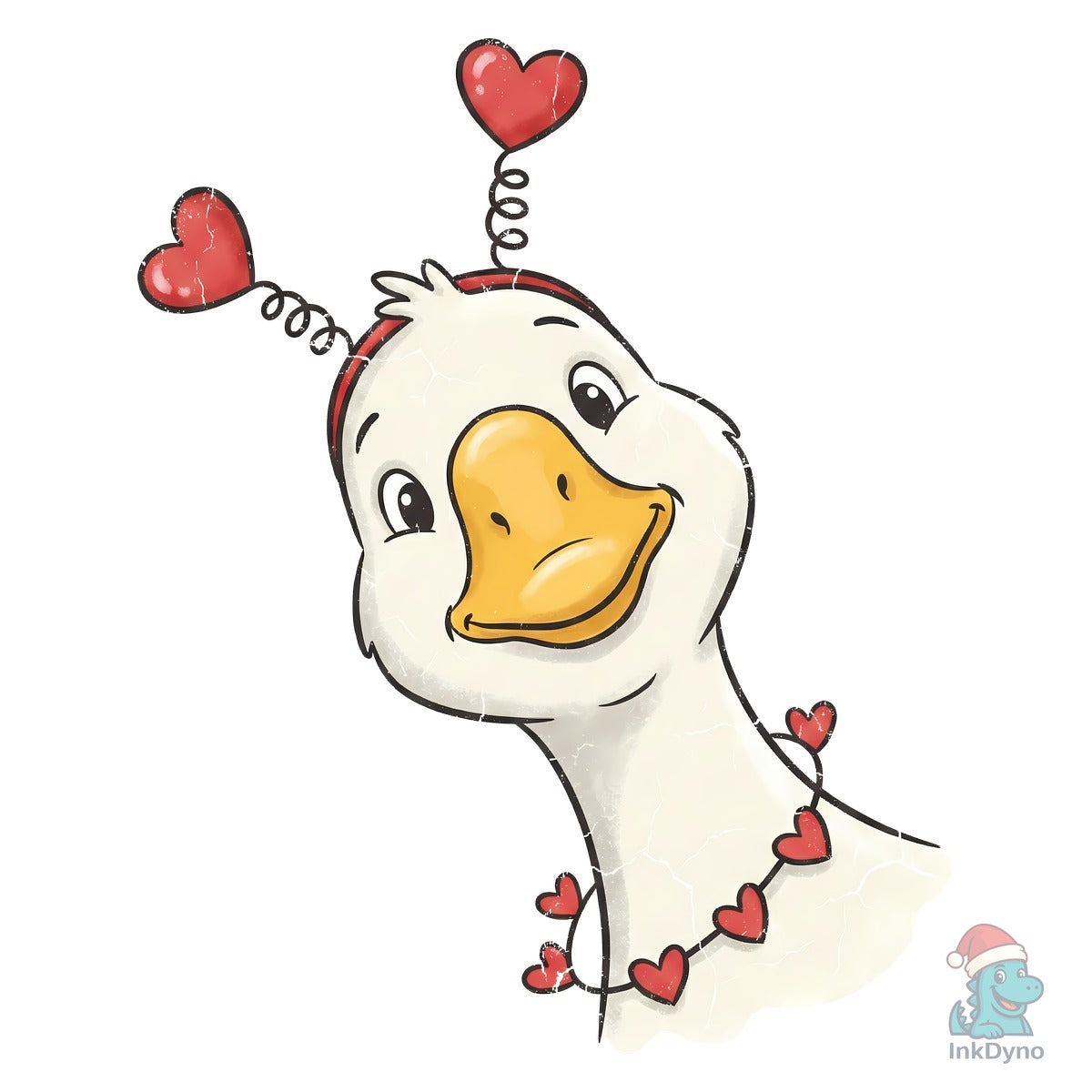 Valentine Day Funny Goose Sublimation