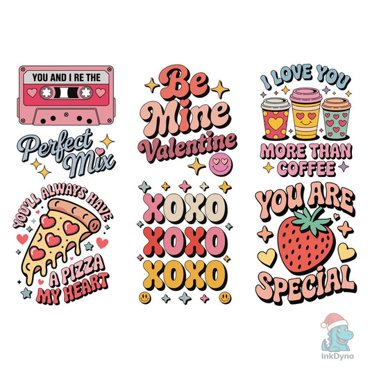 Retro Valentine's Day Sublimation - DTF Transfer