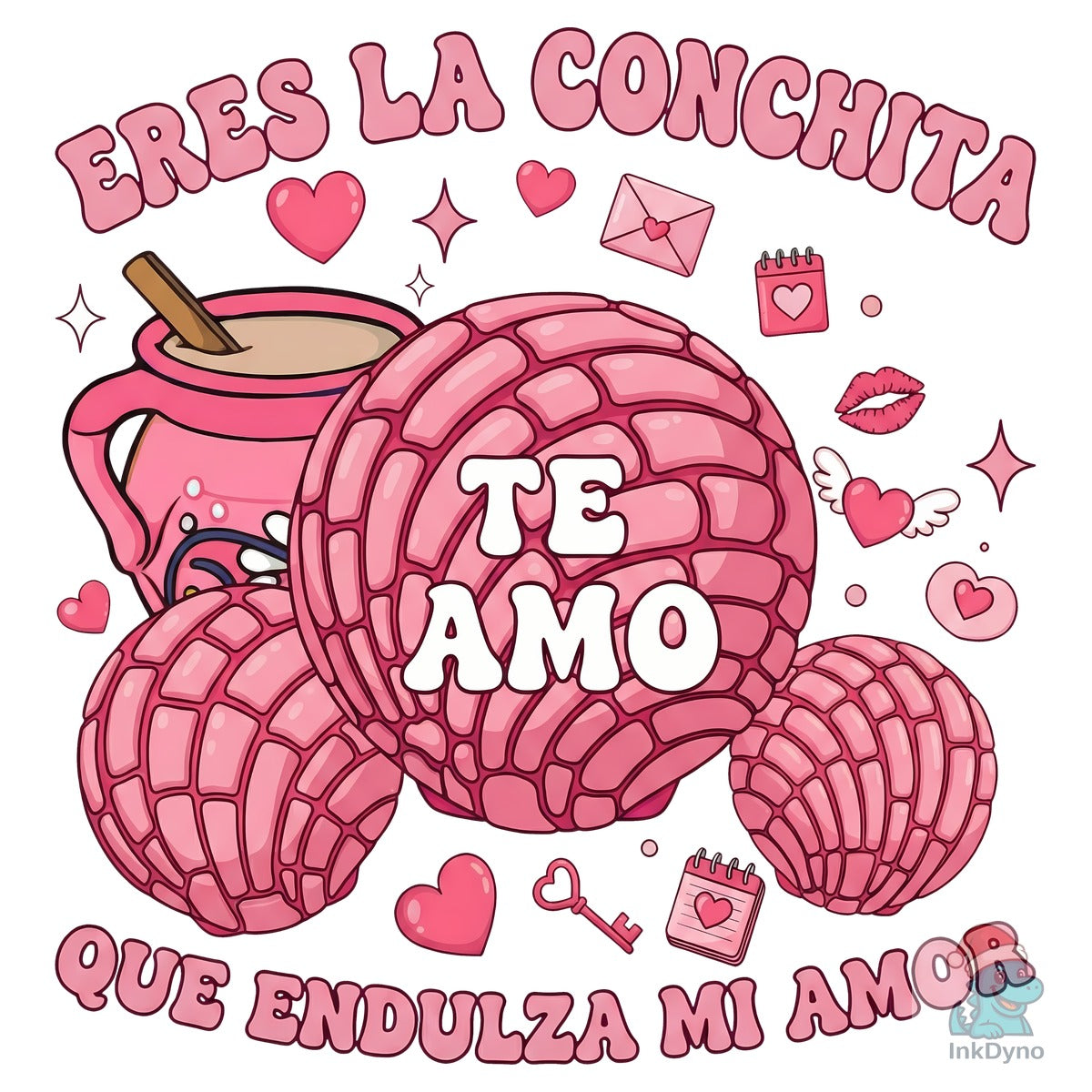 Concha Mexicana Love Valentine