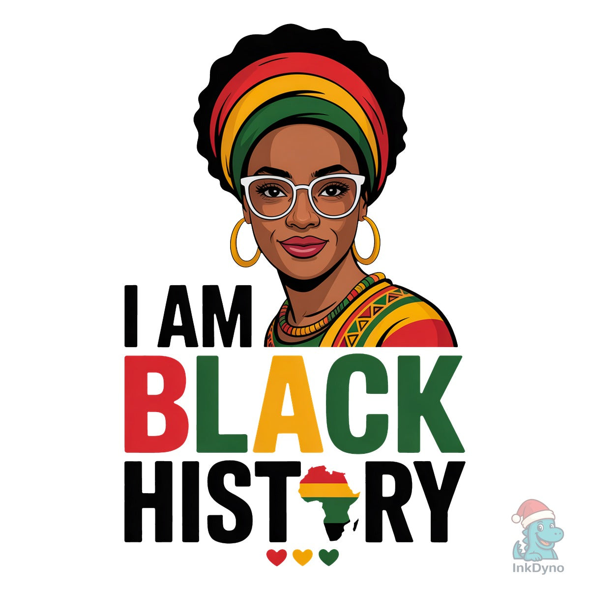 I Am Black History Woman Art