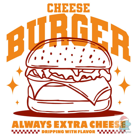 Cheeseburger Urban Streetwear Design - DTF Transfer