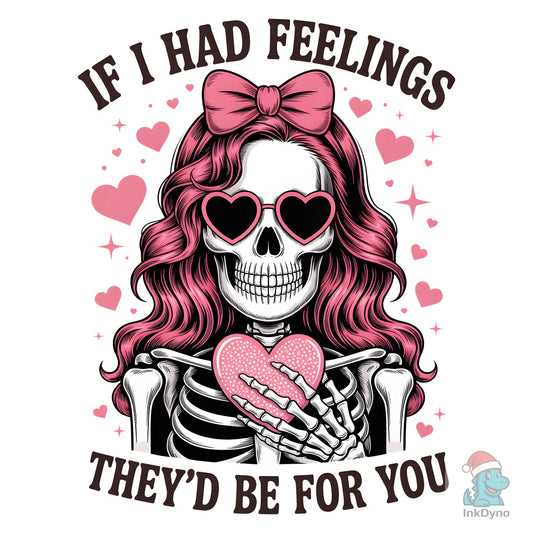 Skeleton Valentine - DTF Transfer