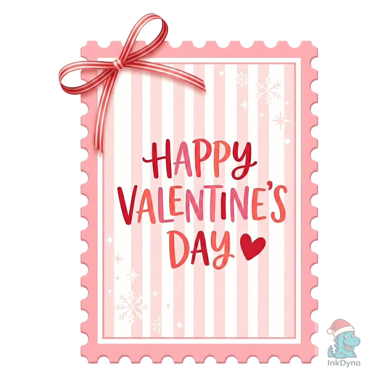 Happy Valentine's Day Stamp Coquette