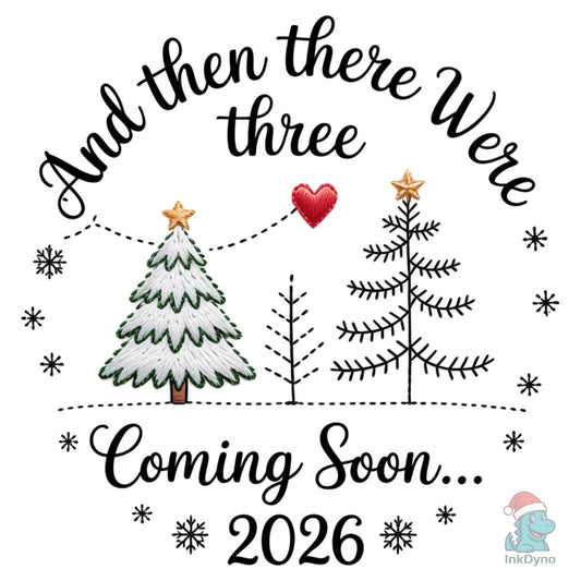 New Year Pregnancy Announcement - DTF Transfer