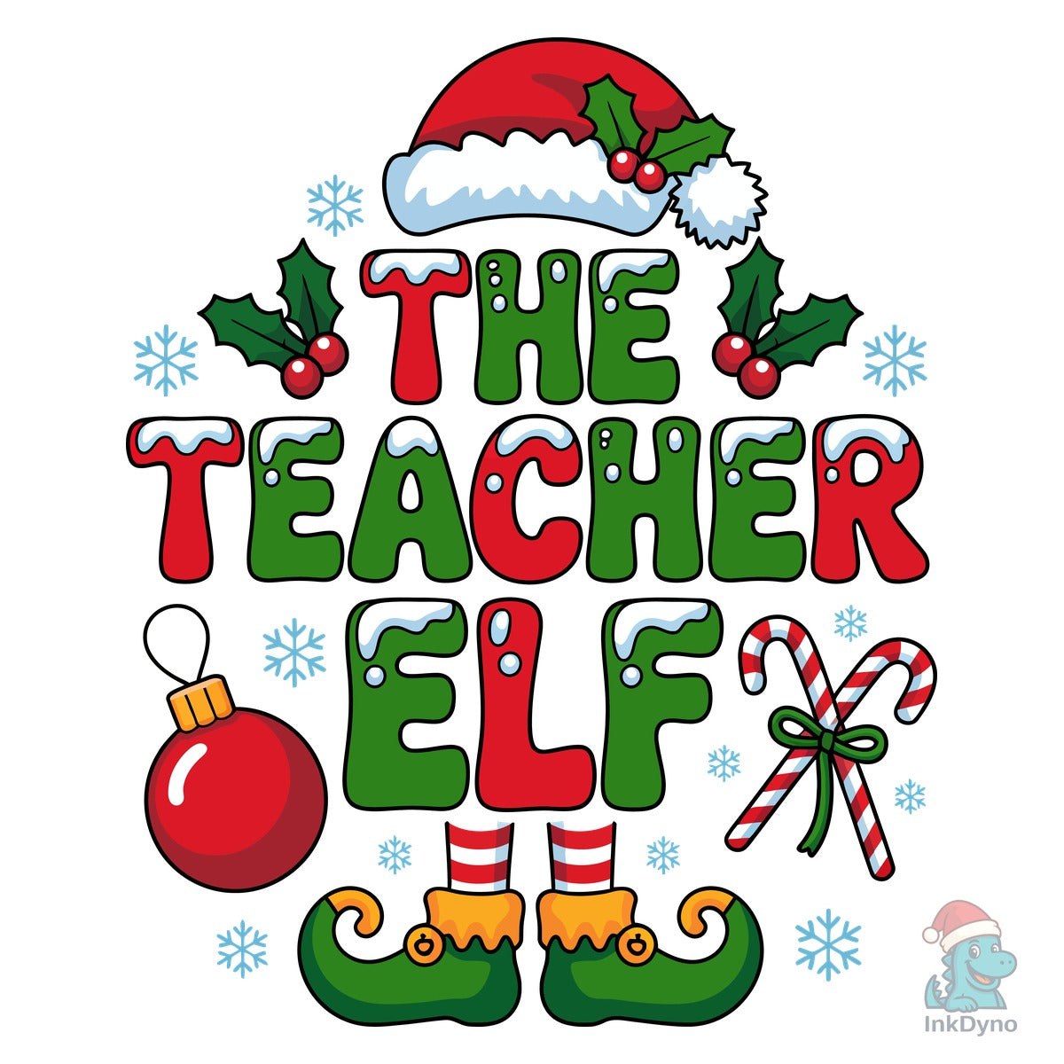 The Teacher Elf Christmas Xmas