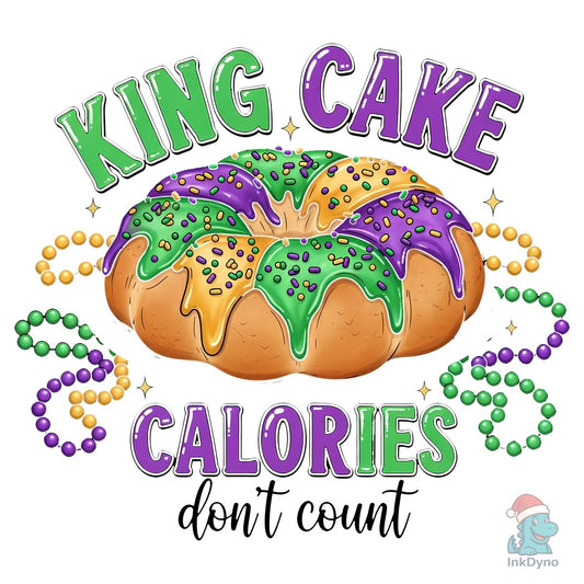 King Cake Calories - DTF Transfer