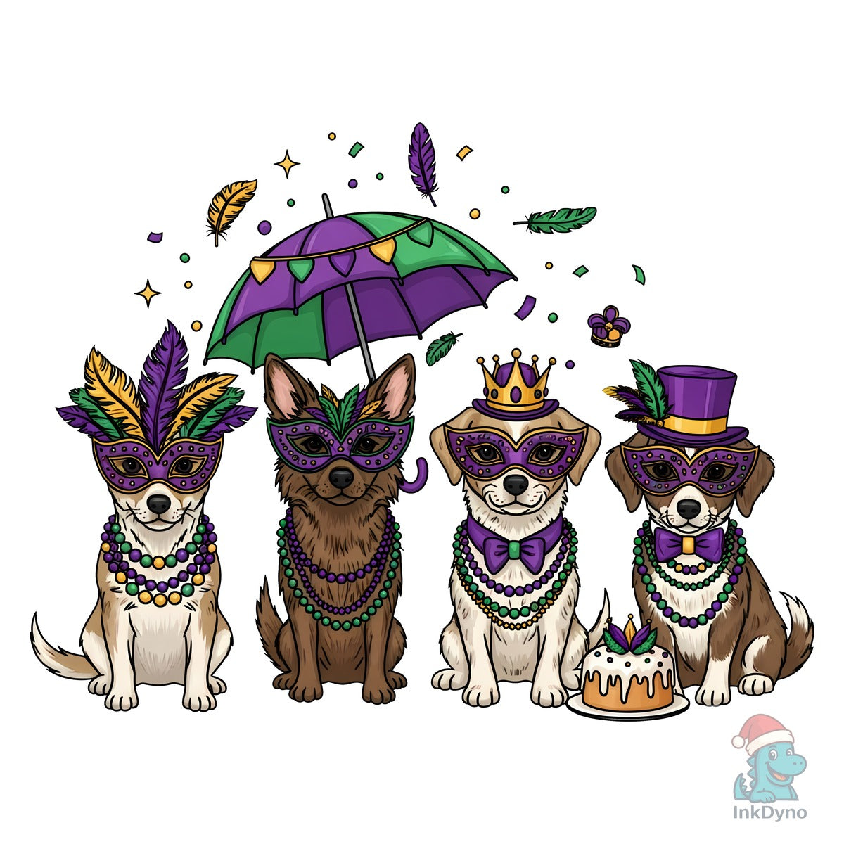 Mardi Gras Dogs
