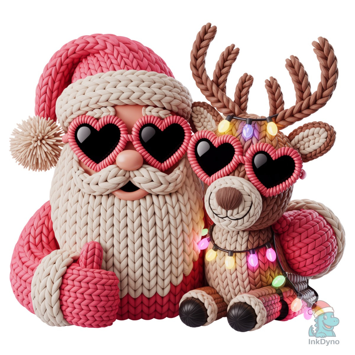 Embroidery Style Reindeer Sunglasses