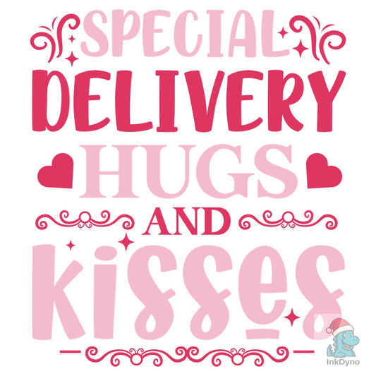 Special Delivery Hugs & Kisses File - DTF Transfer