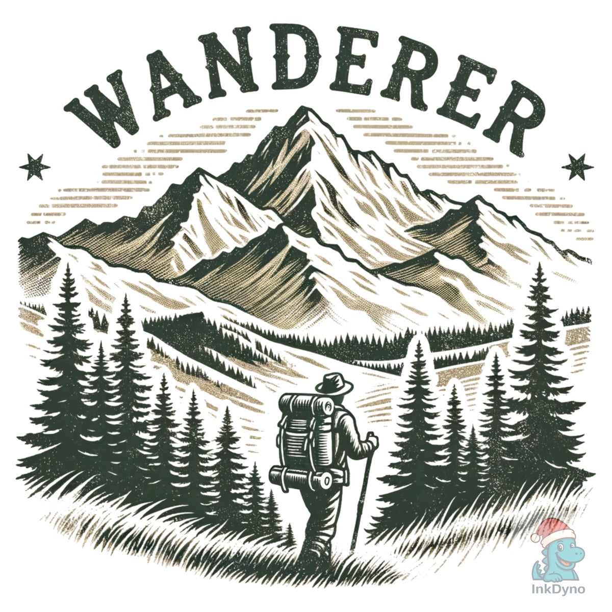 Vintage Wanderer Adventure Hiking