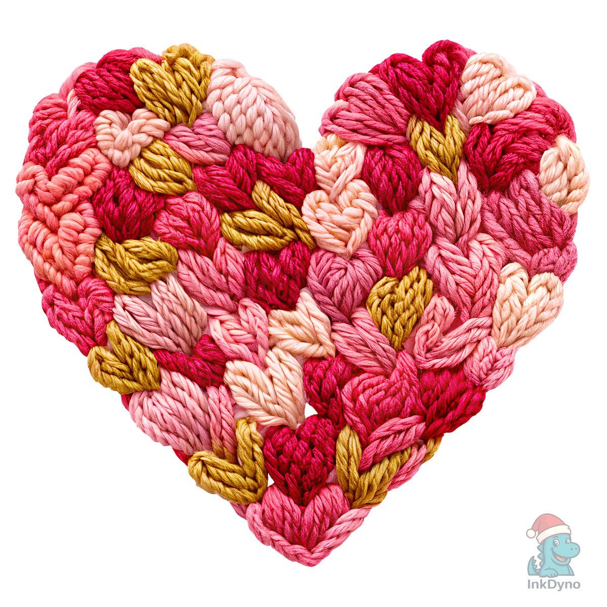 Crochet Yarn Valentine Heart