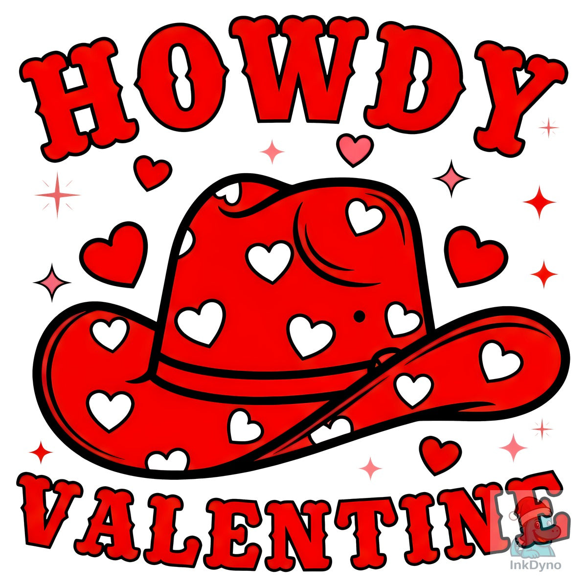 Howdy Cowboy Valentine Western Design