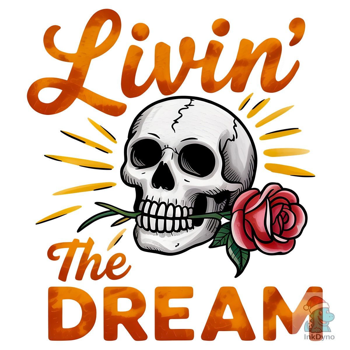 Livin the Dream Skull