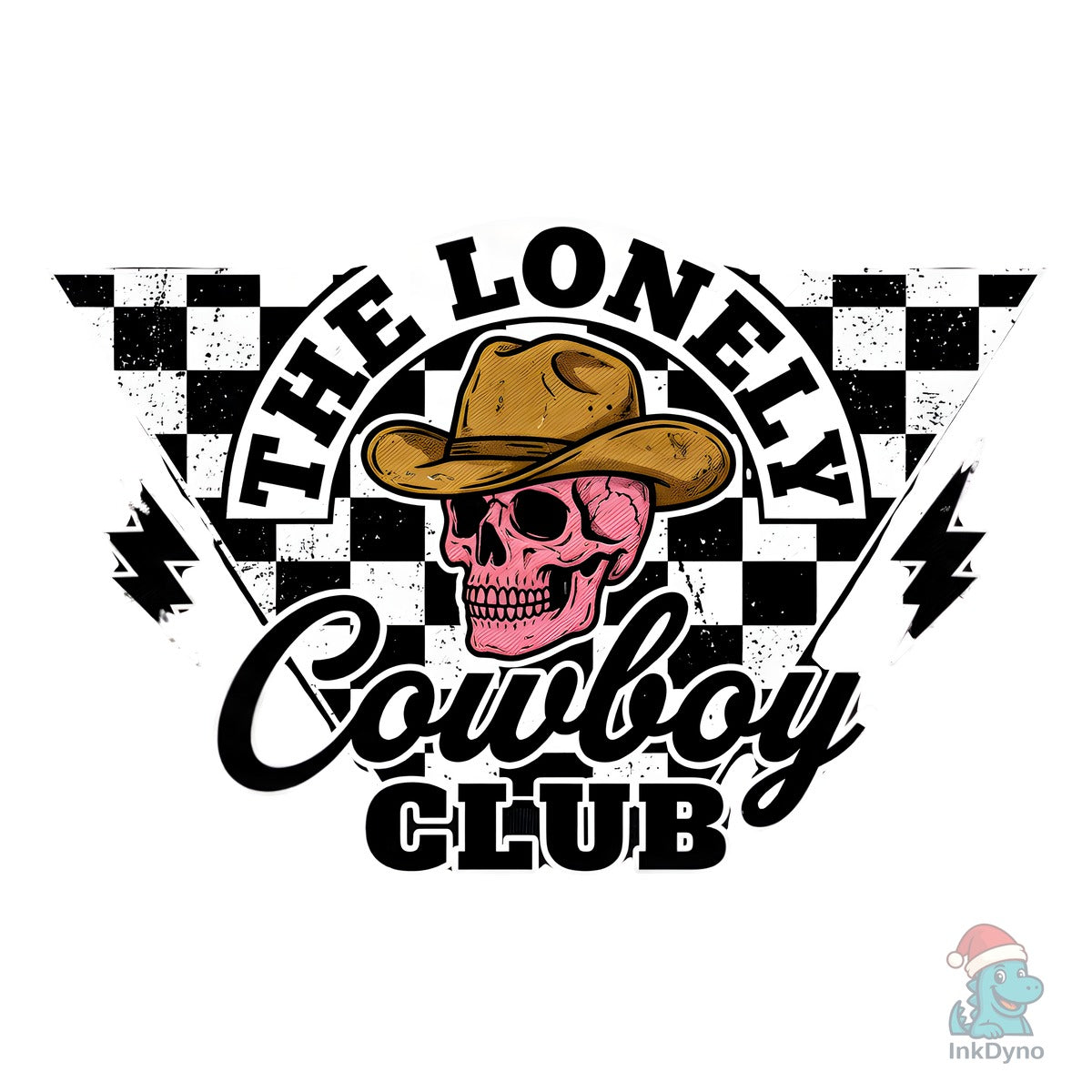 Lonely Cowboy Club Pink Skeleton