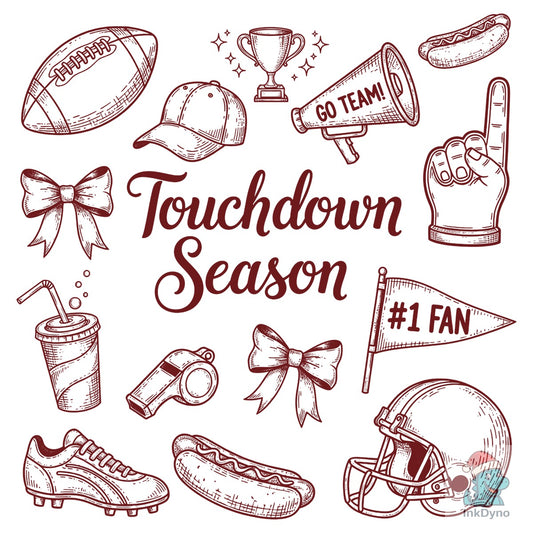 Touchdown Season Football Game - DTF Transfer