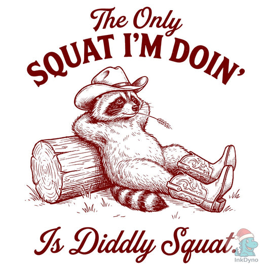 Funny Cowboy Raccoon Western Design - DTF Transfer